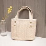 woven fabric womens crossbody bag